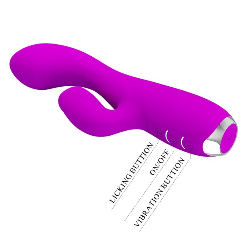 Pretty Love C-Type Pretty Love - Gloria Rechargeable Rabbit Vibrator-Waterproof Purple