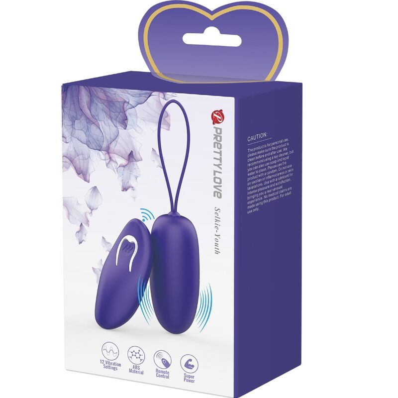 Pretty Love Youth Pretty Love - Selkie Youth Mini Vibrating Egg Violet Remote Control