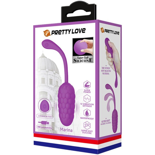 Pretty Love Smart Pretty Love - Vibrating Egg With Purple Rechargeable Marine Texture