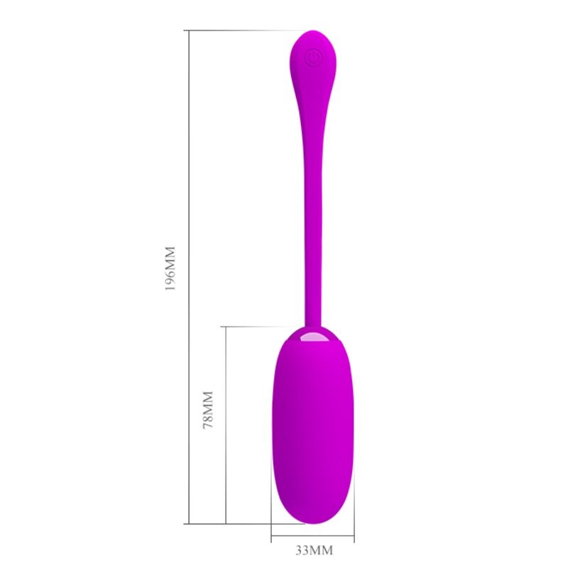 Pretty Love Smart Pretty Love - Julius Waterproof-Rechargeable Vibrating Egg Purple