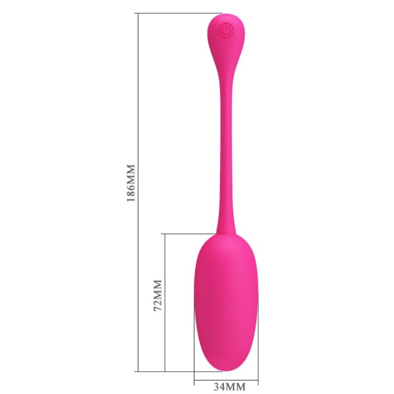 Pretty Love Flirtation Pretty Love - Knucker Pink Rechargeable Vibrating Egg