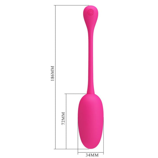Pretty Love Flirtation Pretty Love - Knucker Pink Rechargeable Vibrating Egg