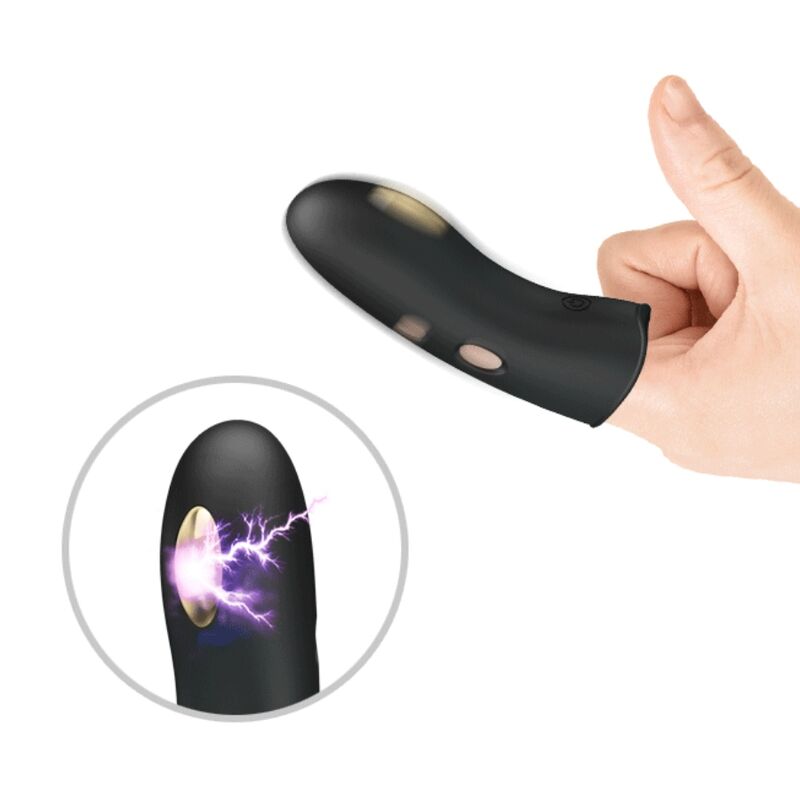 Pretty Love Male Pretty Love - Marico Black Electro-Stimulator Finger Cover