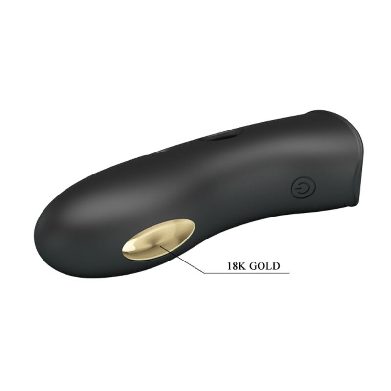 Pretty Love Male Pretty Love - Marico Black Electro-Stimulator Finger Cover