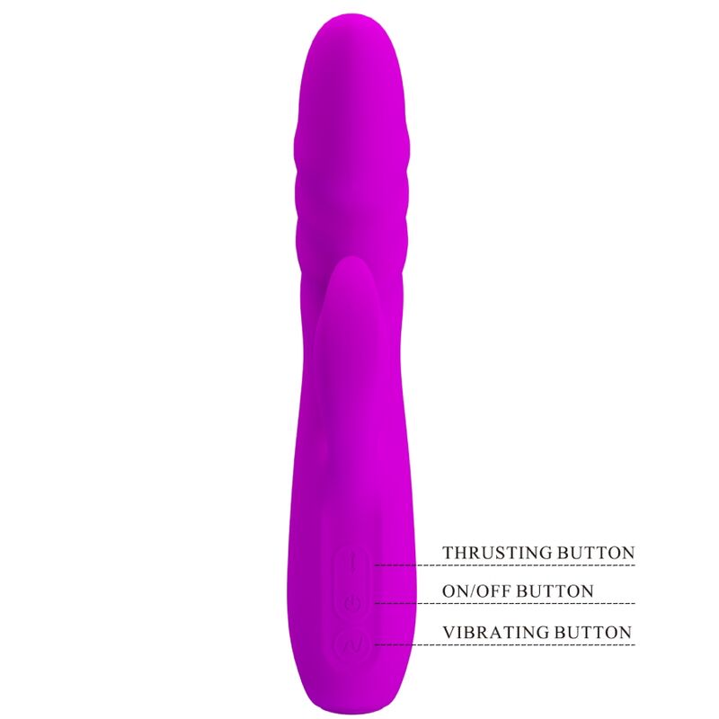 Pretty Love Flirtation Pretty Love - Melanie Purple Rechargeable Rabbit Vibrator