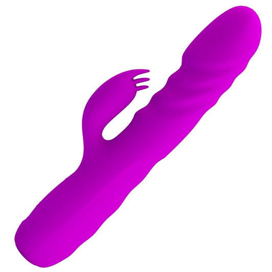 Pretty Love Flirtation Pretty Love - Melanie Purple Rechargeable Rabbit Vibrator