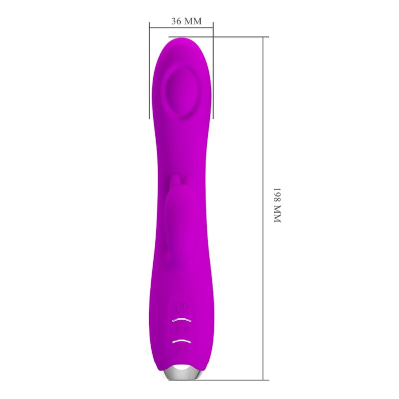 Pretty Love C-Type Pretty Love - Regina Rechargeable Vibrator-Sucker Purple