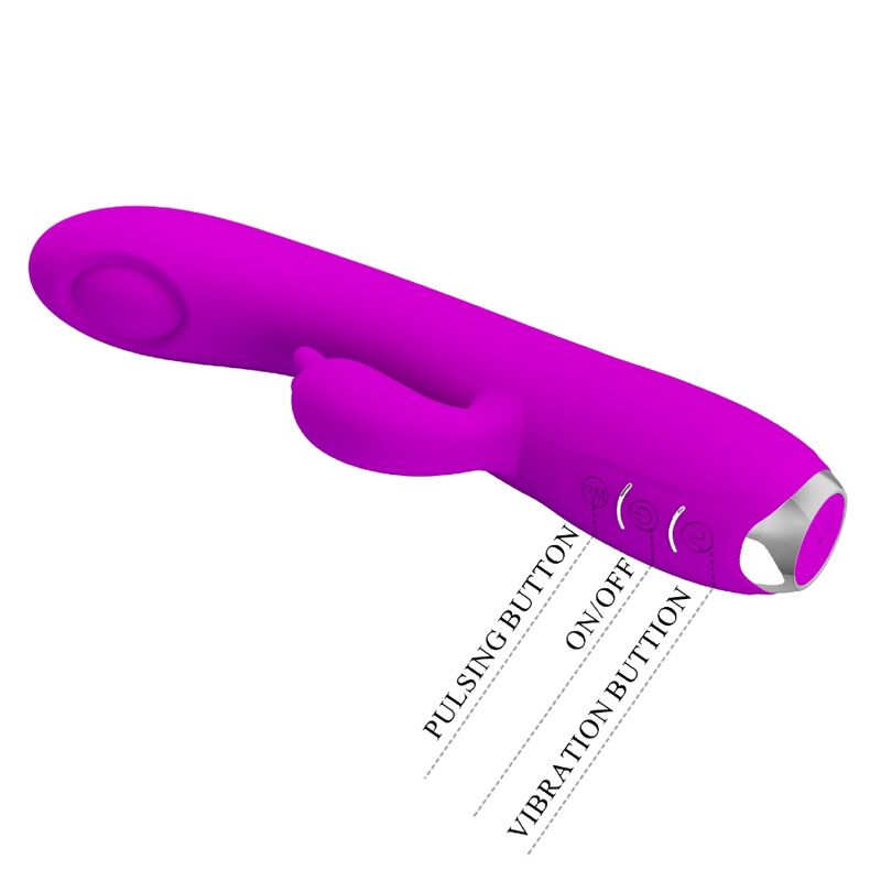 Pretty Love C-Type Pretty Love - Regina Rechargeable Vibrator-Sucker Purple