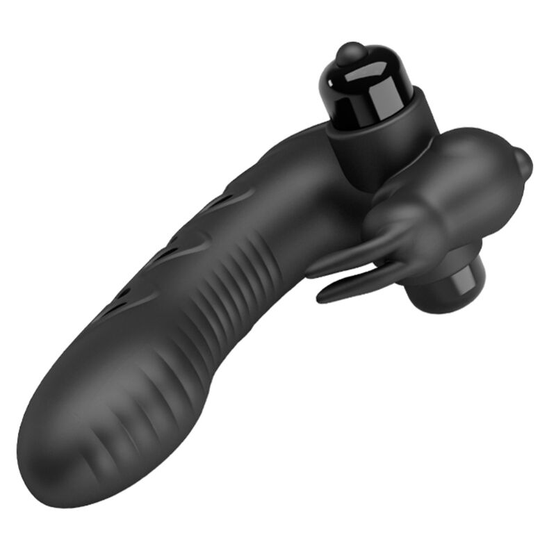 Pretty Love Male Pretty Love - Vance Black Rabbit Vibrator Finger Cover