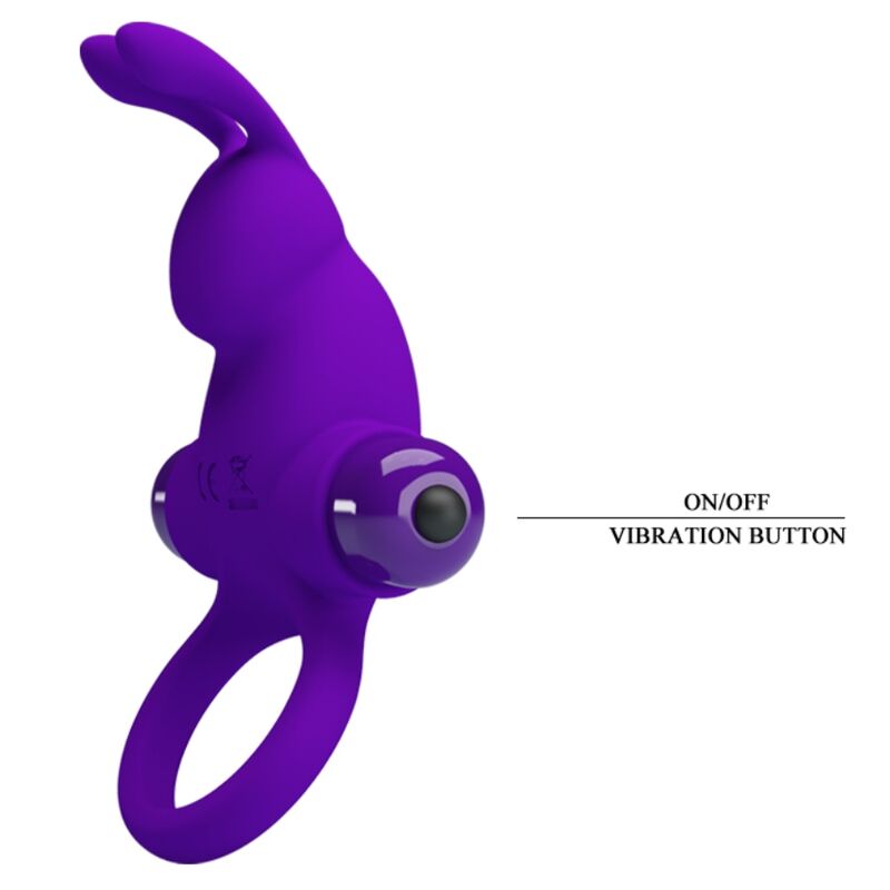 Pretty Love Male Pretty Love - Vibrator Ring I Rabbit For Purple Penis
