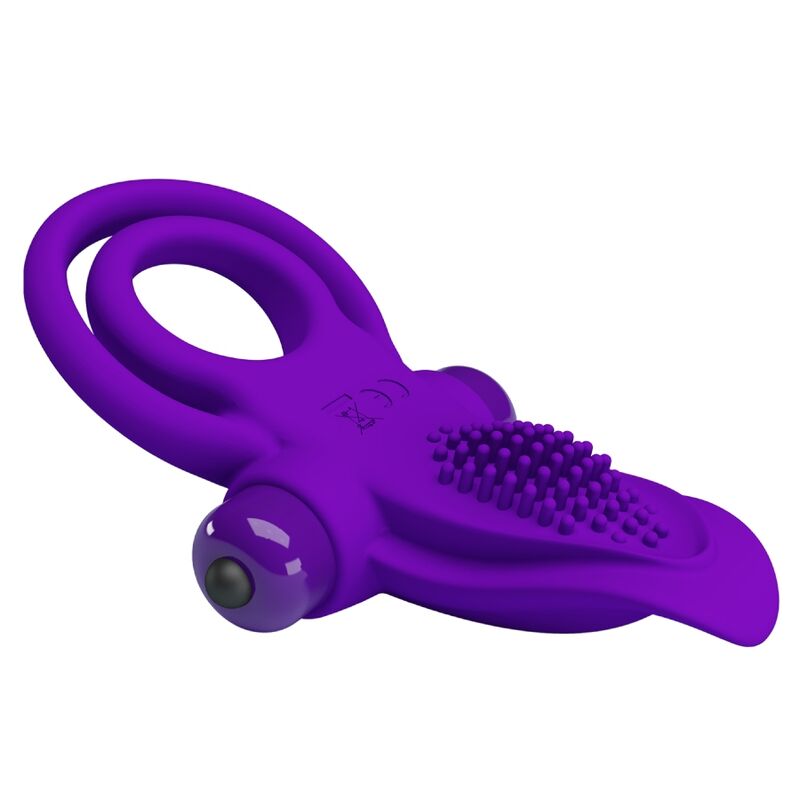 Pretty Love Male Pretty Love - Purple Vibrating Penis Ring