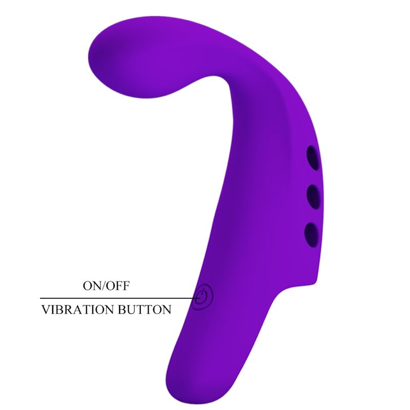 Pretty Love Smart Pretty Love - Gorgon Purple Rechargeable Finger Vibrator