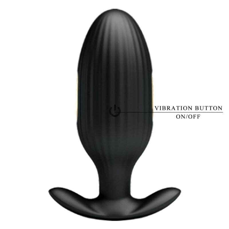 Pretty Love Bottom Pretty Love - Jefferson App Controlled Anal Plug Black