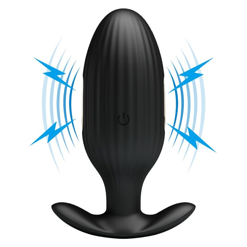 Pretty Love Bottom Pretty Love - Jefferson App Controlled Anal Plug Black
