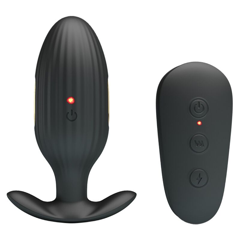 Pretty Love Bottom Pretty Love - Kelly Plug Anal Rechargeable Vibrator Black