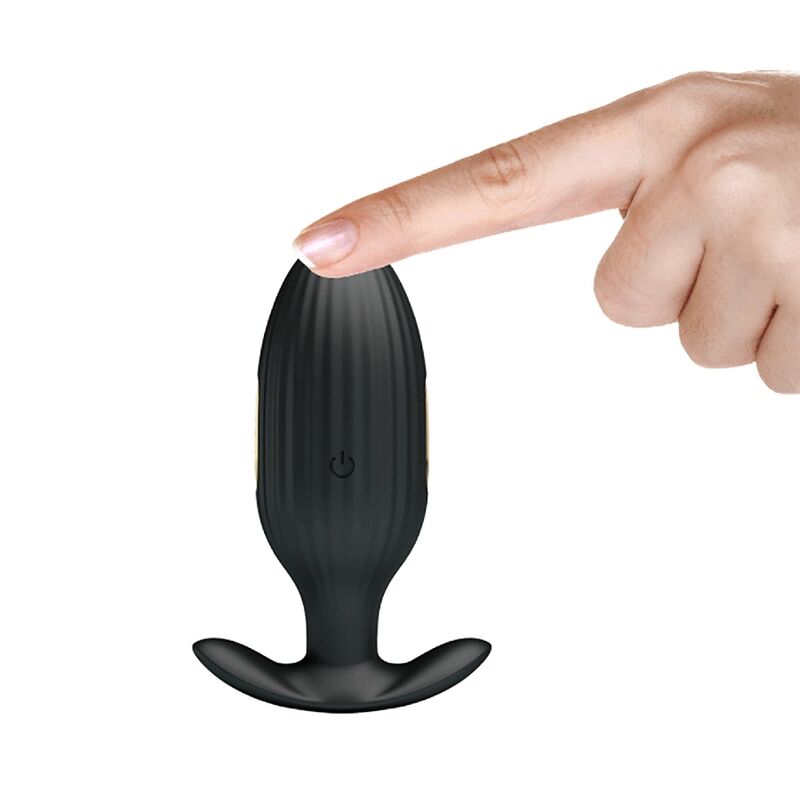 Pretty Love Bottom Pretty Love - Kelly Plug Anal Rechargeable Vibrator Black