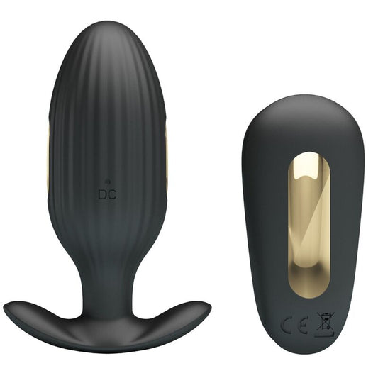 Pretty Love Bottom Pretty Love - Kelly Plug Anal Rechargeable Vibrator Black