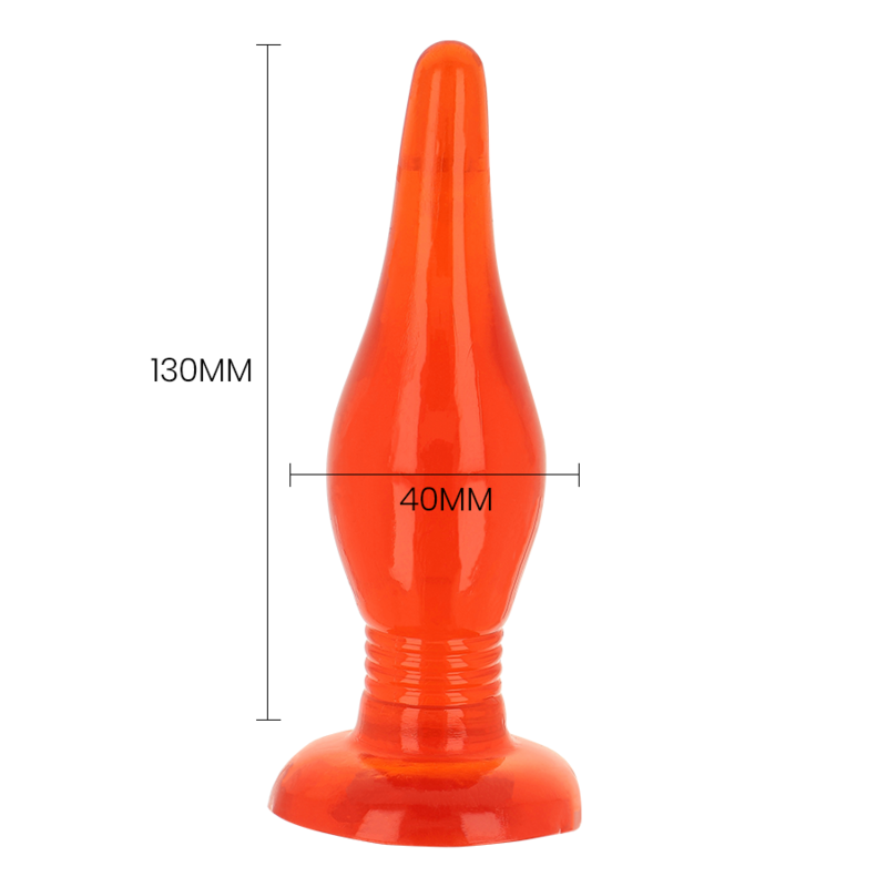 Baile Anal Baile - Red Soft Touch Anal Plug 14.2 Cm