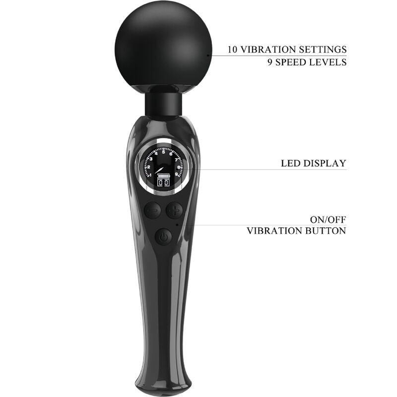 Pretty Love Led Pretty Love - Skyler Vibrator Wand Black