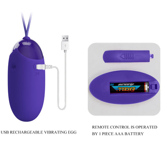 Pretty Love Youth Pretty Love - Berger Youth Violating Egg Remote Control Violet
