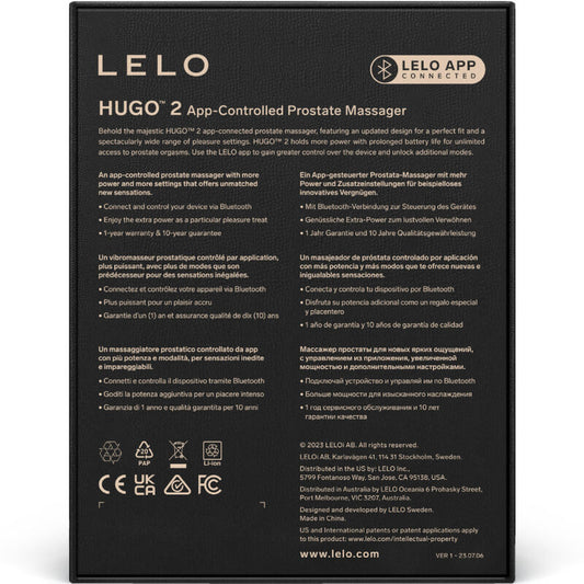 Lelo Hugo 2 Masajeador De Prostata Verde