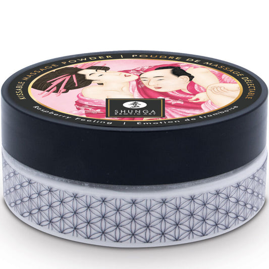 Shunga Body Power Shunga - Edible Massage Powder Kit Raspberry