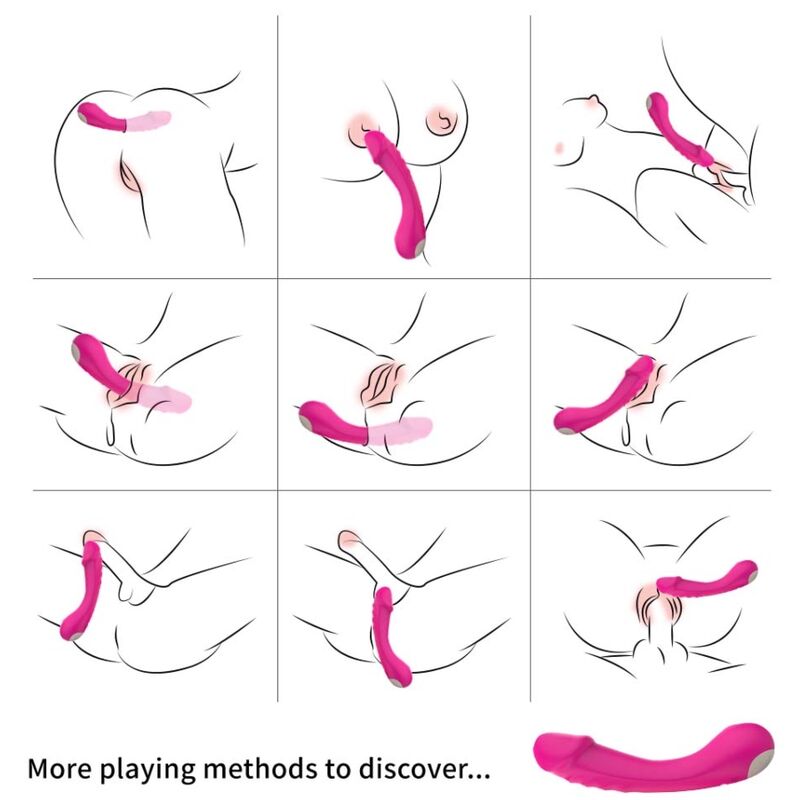 Armony Vibrators Armony - Dildo Vibrator G-Spot Silicone Fuchsia