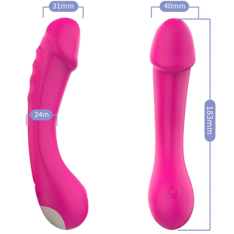 Armony Vibrators Armony - Dildo Vibrator G-Spot Silicone Fuchsia