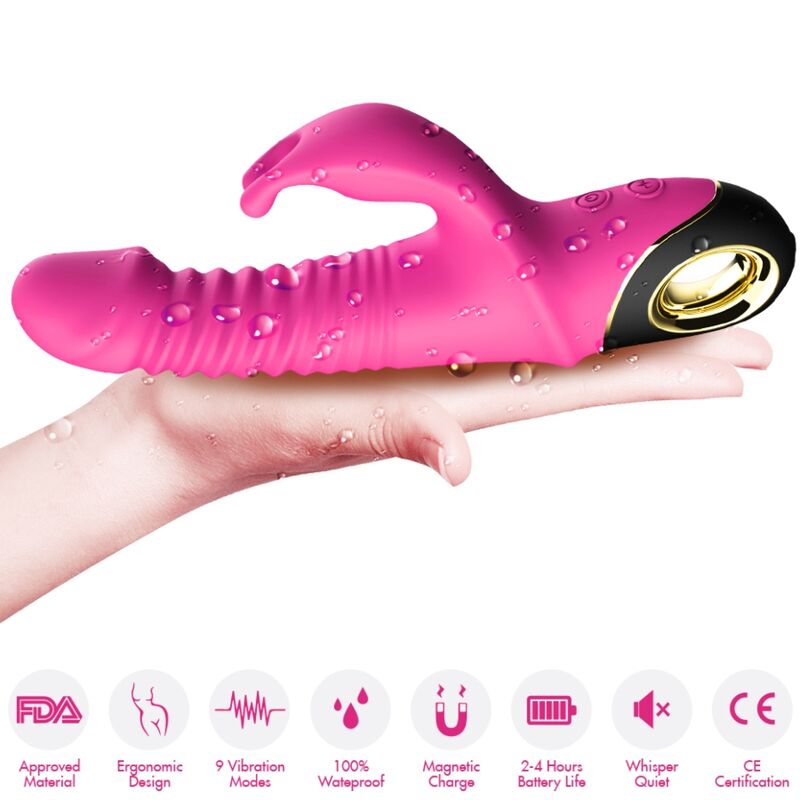 Armony Vibrators Armony - Zing Dildo Vibrator Rabbit Fuchsia