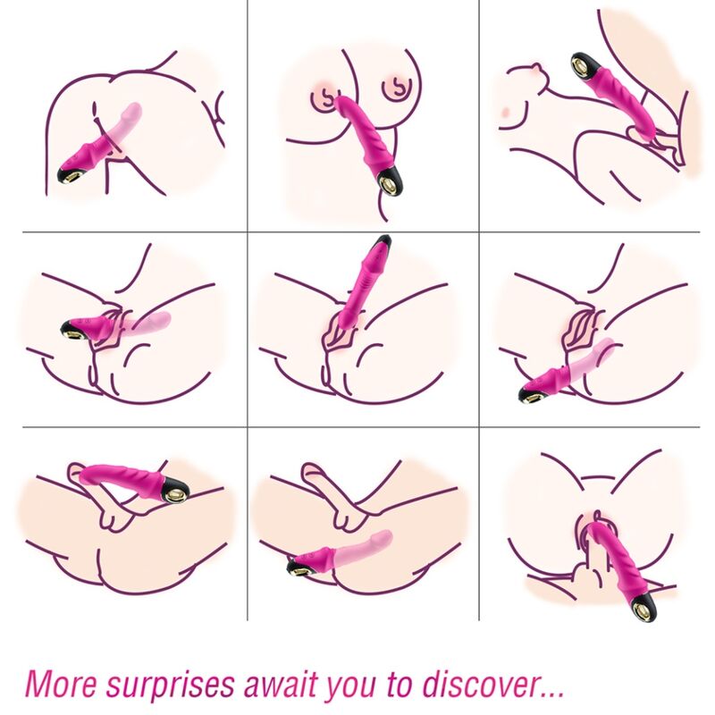 Armony Vibrators Armony - Joyblade Dildo Vibrator Rotator Fuchsia