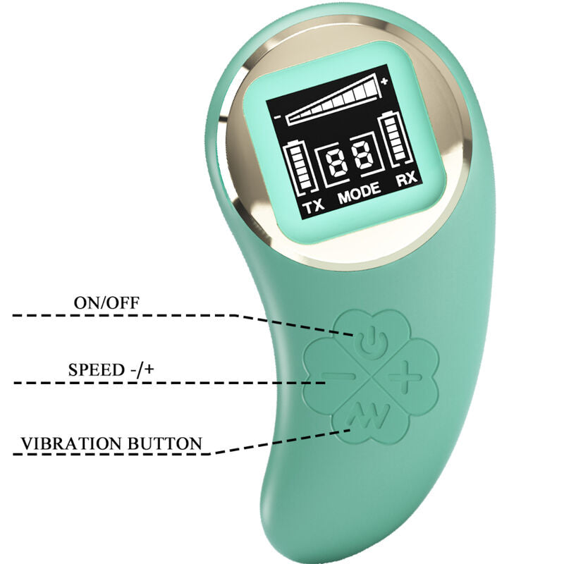 Pretty Love Led Pretty Love - Green Remote Control Vibrating Egg Mine
