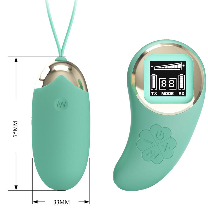 Pretty Love Led Pretty Love - Green Remote Control Vibrating Egg Mine