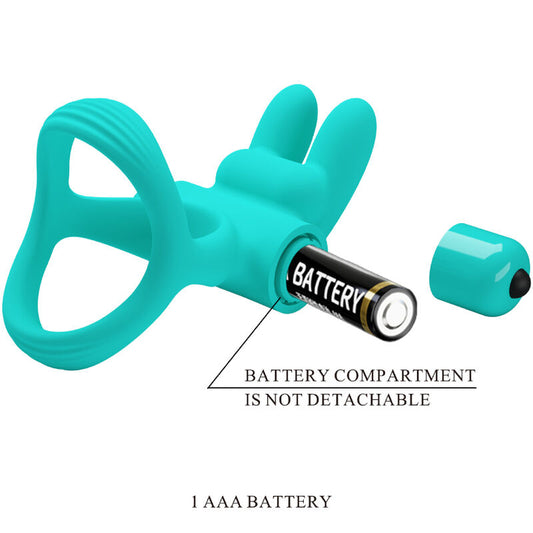 Pretty Love Male Pretty Love - Dante Green Rabbit Vibrator Ring