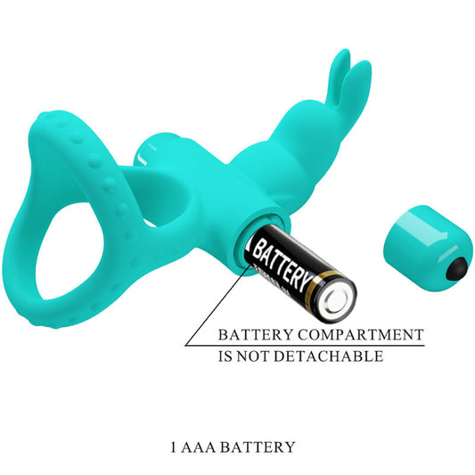 Pretty Love Male Pretty Love - Figgy Green Rabbit Vibrator Ring