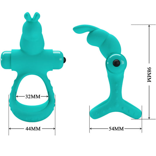 Pretty Love Male Pretty Love - Figgy Green Rabbit Vibrator Ring
