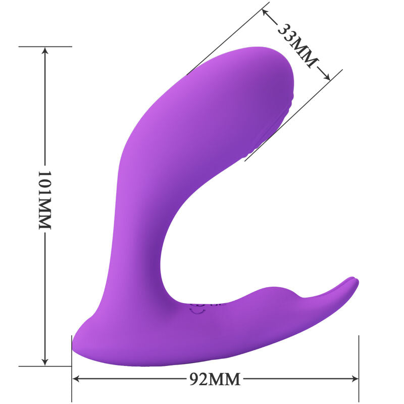 Pretty Love Bottom Pretty Love - Idabelle Vibration & Pulsation Remote Control Violet