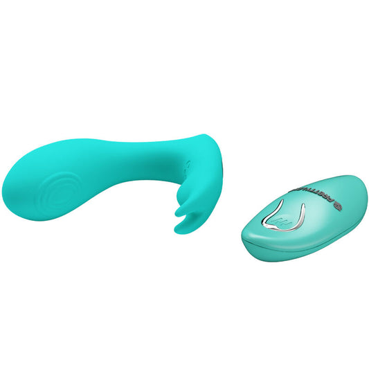 Pretty Love Bottom Pretty Love - Idabelle Vibration & Pulsation Remote Control Blue