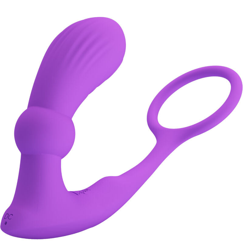 Pretty Love Bottom Pretty Love - Warren Violet Anal Ring & Vibrator