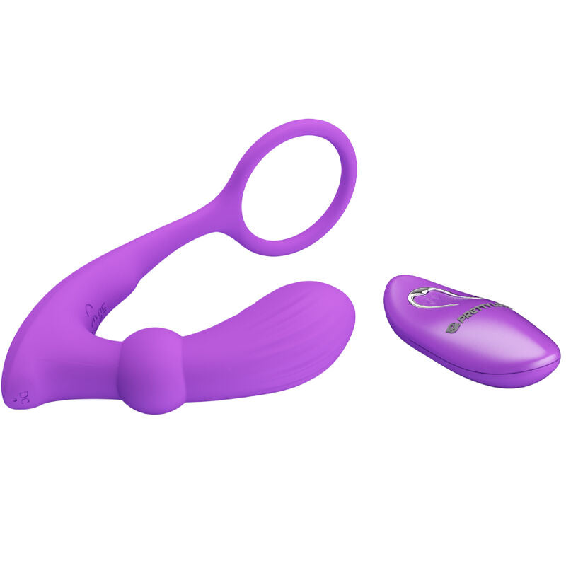 Pretty Love Bottom Pretty Love - Warren Violet Anal Ring & Vibrator