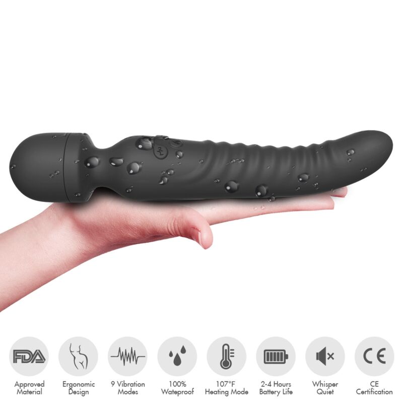 Armony Massagers Armony - Mission Massager & Vibrator Heat Effect Black