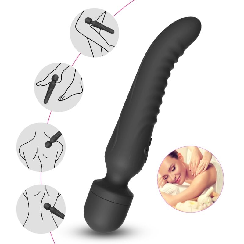 Armony Massagers Armony - Mission Massager & Vibrator Heat Effect Black