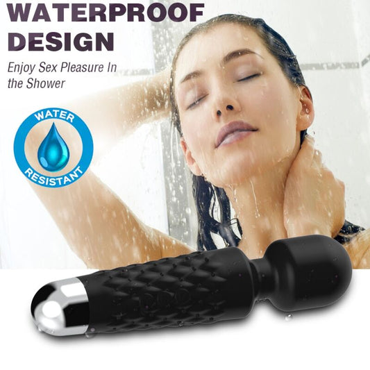 Armony Massagers Armony - Postman Massager & Vibrator Super Flexible Head Black