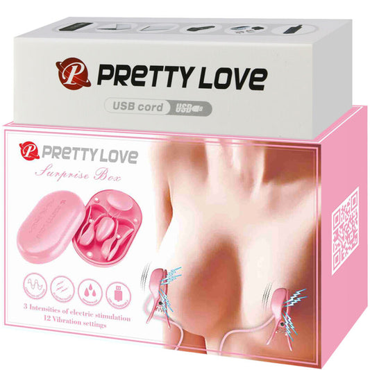 Pretty Love Flirtation Pretty Love - Surprise Box Pink Electro Stimulation Tweezers