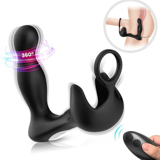 Armony For Him Armony - Surround Vibrator Anal & Stimulator Testiculos & Ring Remote Control Black