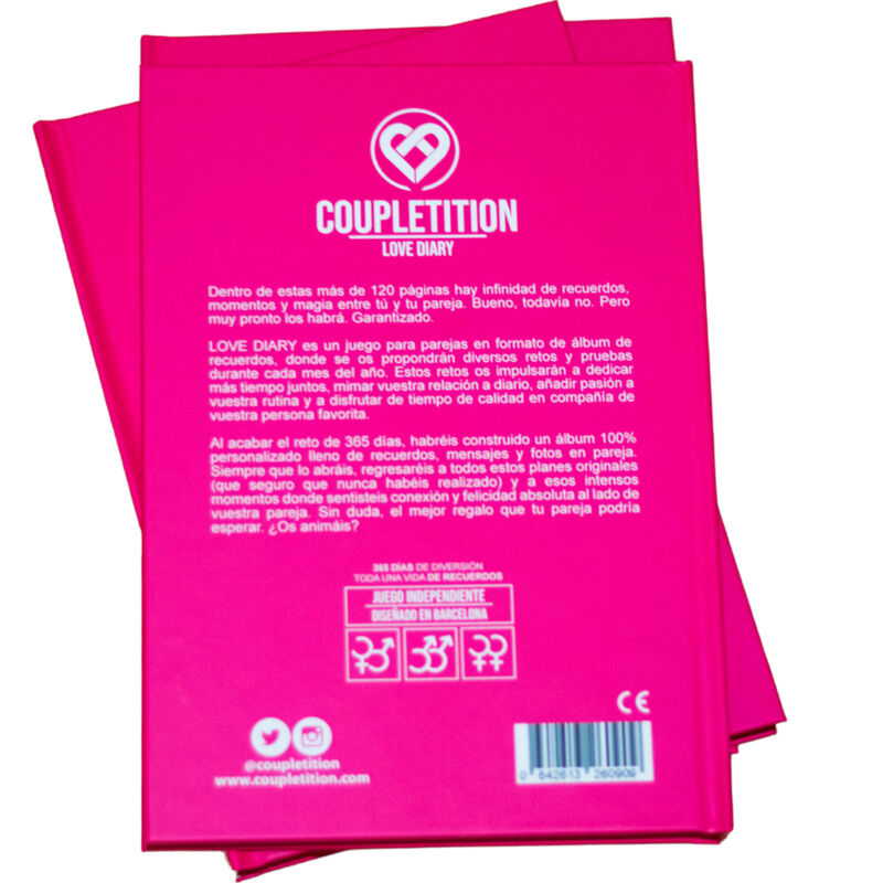 Coupletition Love Diary Album Of Memories & Wishes For A Couple
