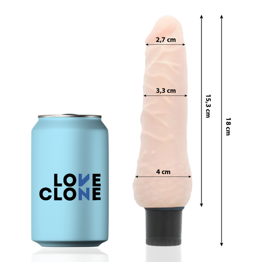 Loveclone Sven Self Lubrication Vibrator 18.5 Cm -O- 3.3 Cm