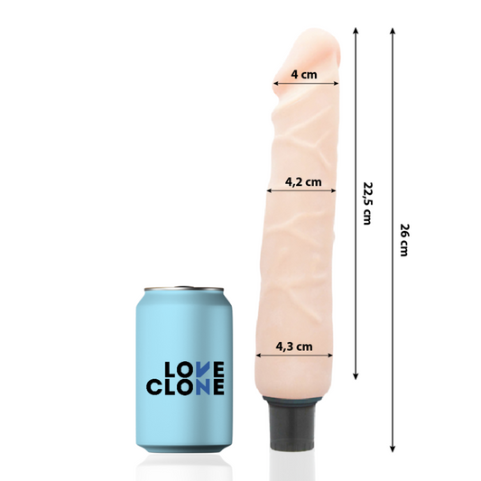 Loveclone Jansen Self Lubrication Vibrator 26 Cm -O- 4.2 Cm