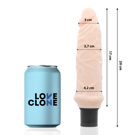 Loveclone Ivar Self Lubrication Vibrator 20 Cm -O- 3.7 Cm