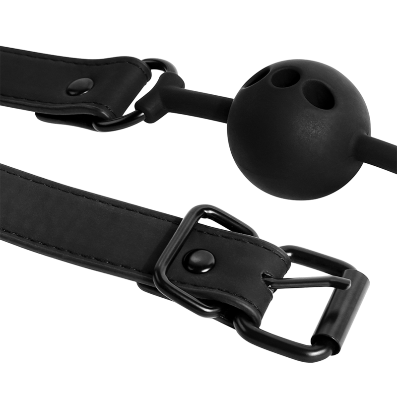Fetish Submissive Bondage Breathable Silicone Ball Gag