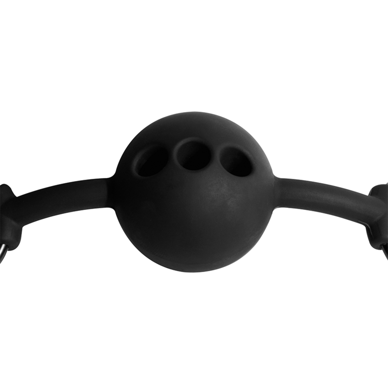 Fetish Submissive Bondage Breathable Silicone Ball Gag